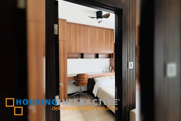 fully furnished 1br unit for lease in the trion towers