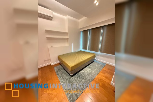 fully furnished 2br unit with parking for lease in one rockwell