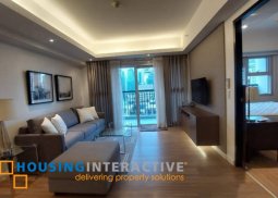 fully furnished 1br unit with balcony and parking for lease in one maridien