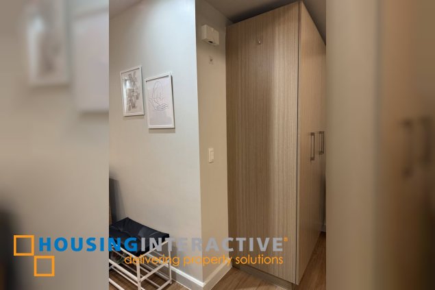 fully furnished studio unit for lease in two maridien
