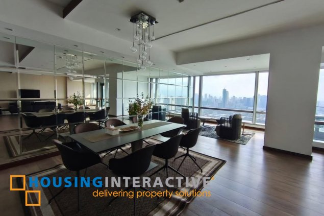 furnished 3br unit with parking for lease in horizon homes at shangri-la at the fort