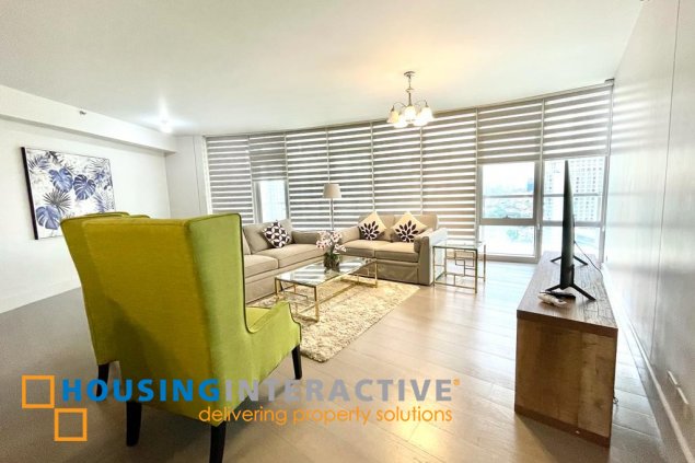 fully furnished 3br unit with 2 parking slots for sale in kirov tower