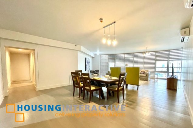 fully furnished 3br unit with 2 parking slots for sale in kirov tower