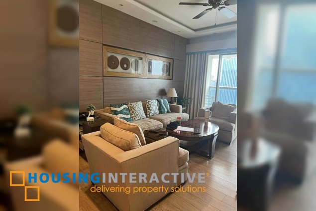 fully furnished 2br unit with parking for lease in one shangri-la place
