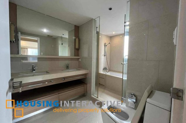 fully furnished 2br unit with parking for lease in one shangri-la place