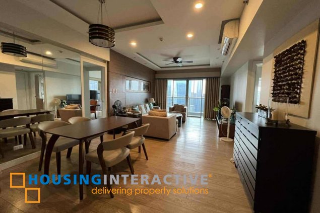 fully furnished 2br unit with parking for lease in one shangri-la place