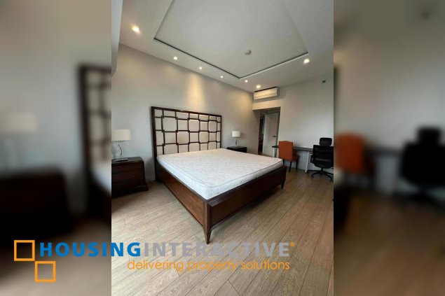 fully furnished 2br unit with parking for lease in one shangri-la place