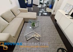 fully furnished 1br unit with balcony for lease in the gramercy residences