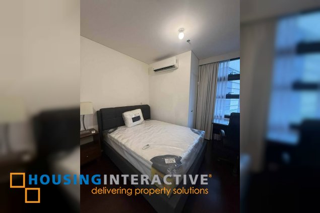 fully furnished 2br unit with parking for lease in garden towers