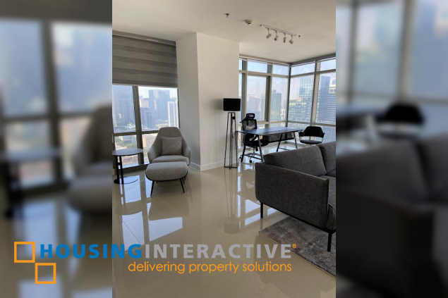 fully furnished 1br flex unit for lease at east gallery place, bgc, taguig city