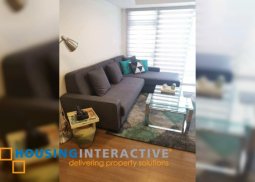 fully furnished 1br unit with balcony and parking for lease in verve residences