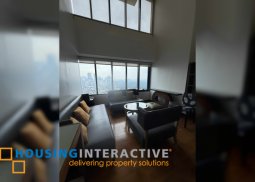 fully furnished 2br unit with balcony and parking for lease in one rockwell