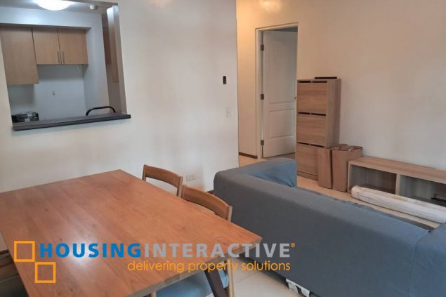 furnished 1br unit with balcony for lease in two serendra