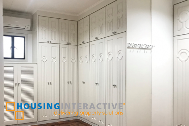 for lease or rent 4br house with parking and pool in ayala alabang