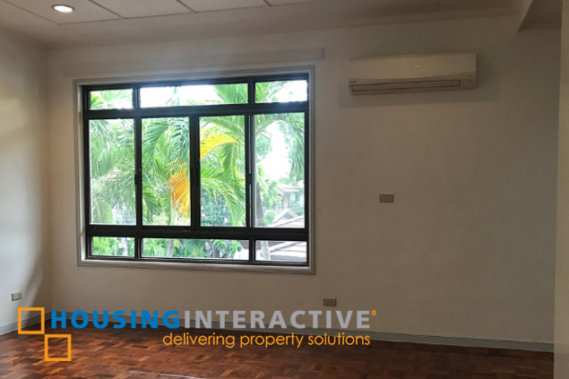 for lease or rent 4br house with parking and pool in ayala alabang