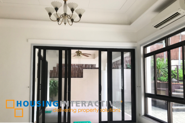 for lease or rent 4br house with parking and pool in ayala alabang