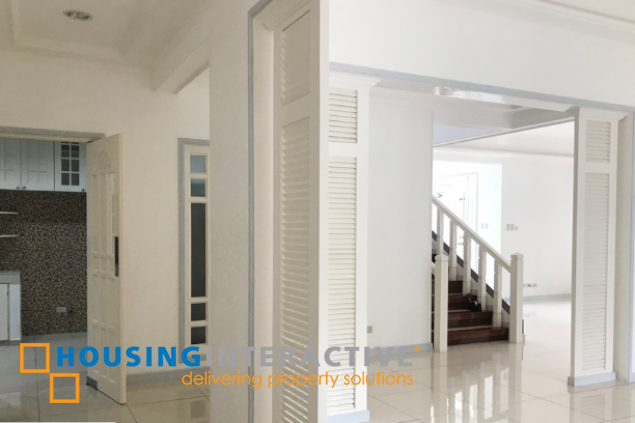 for lease or rent 4br house with parking and pool in ayala alabang