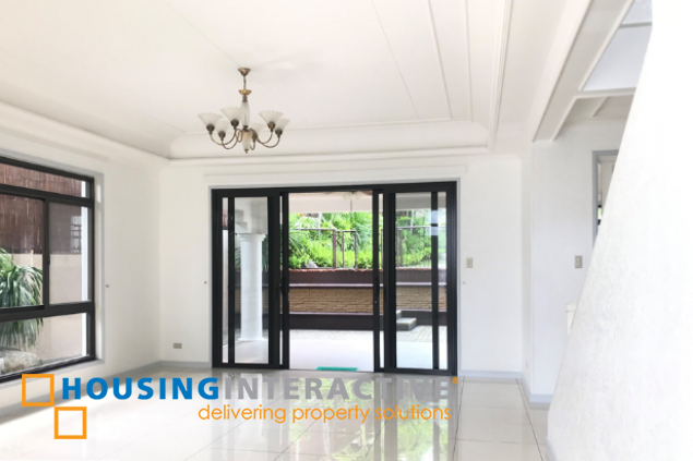 for lease or rent 4br house with parking and pool in ayala alabang