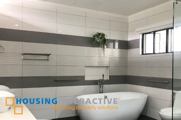 for lease or rent 4br house with parking and pool in ayala alabang