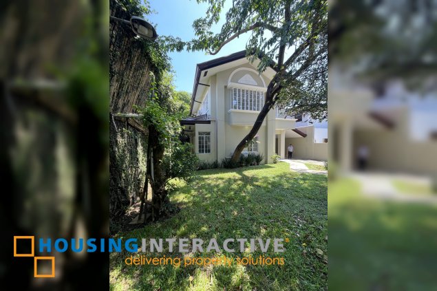 semi furnished 4br house for sale in ayala alabang