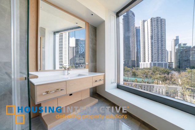 bare 3br unit with parking for lease in aurelia residences