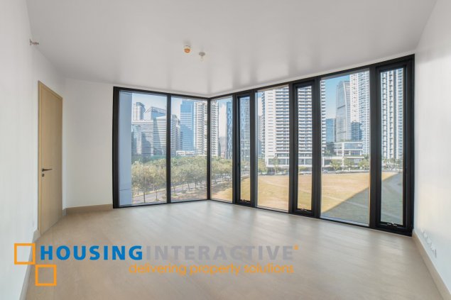 bare 3br unit with parking for lease in aurelia residences
