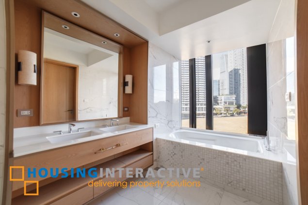 bare 3br unit with parking for lease in aurelia residences