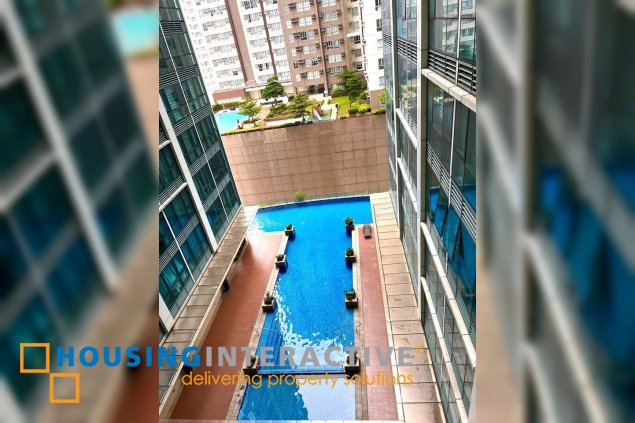 fully furnished 1br unit with parking for lease in one uptown residences