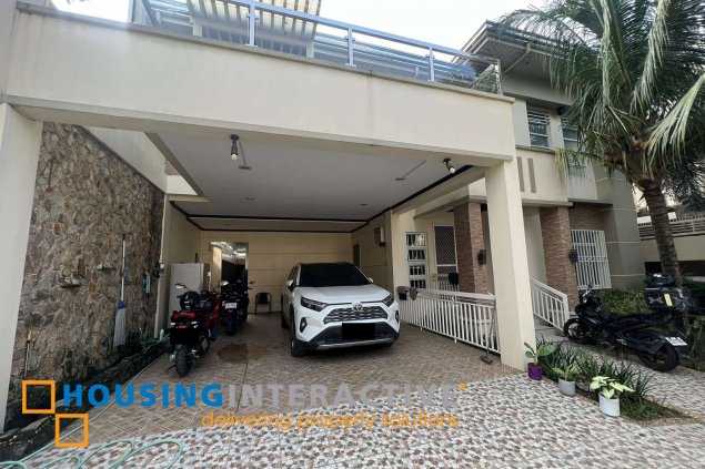 fully furnished newly renovated house for lease in afpovai village, taguig