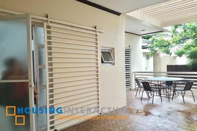 fully furnished newly renovated house for lease in afpovai village, taguig