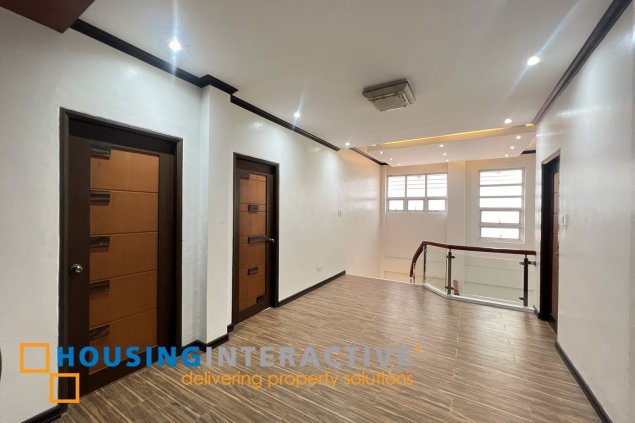 fully furnished newly renovated house for lease in afpovai village, taguig