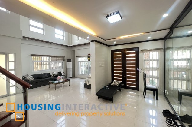 fully furnished newly renovated house for lease in afpovai village, taguig