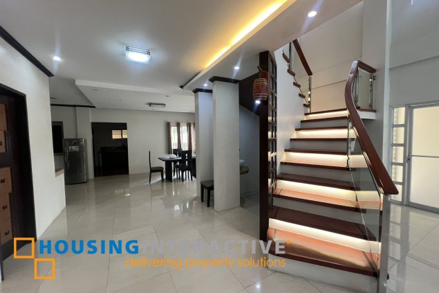 fully furnished newly renovated house for lease in afpovai village, taguig