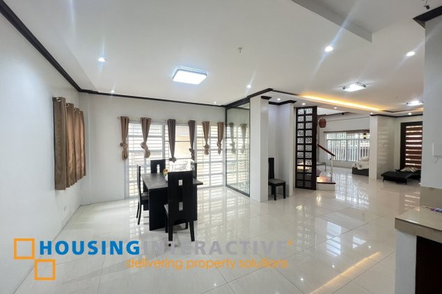 fully furnished newly renovated house for lease in afpovai village, taguig