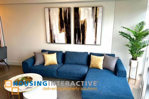 fully furnished 1br unit with parking for lease in proscenium residences