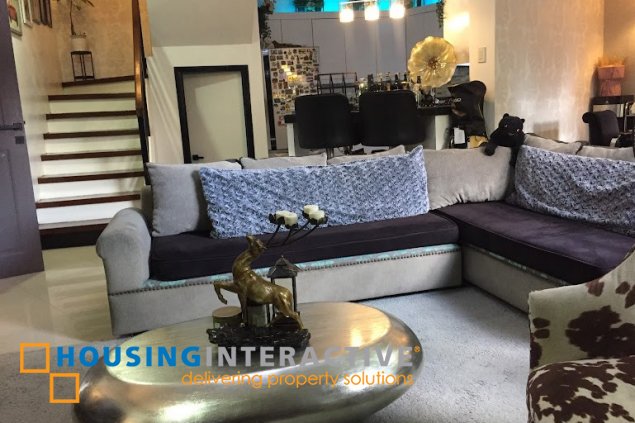 for sale semi furnished modern 2-storey residential house in quezon city