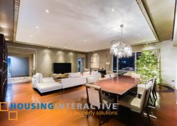 fully furnished 4br unit with parking for sale in raffles residences