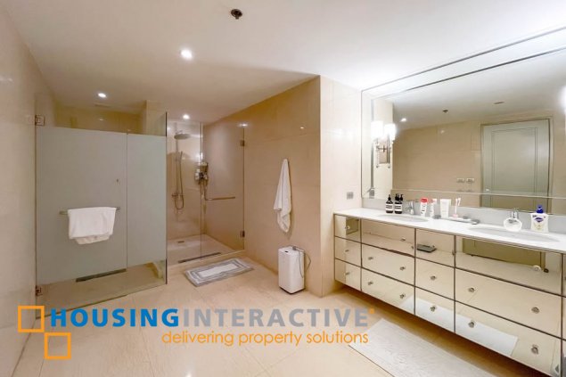 fully furnished 4br unit with parking for sale in raffles residences