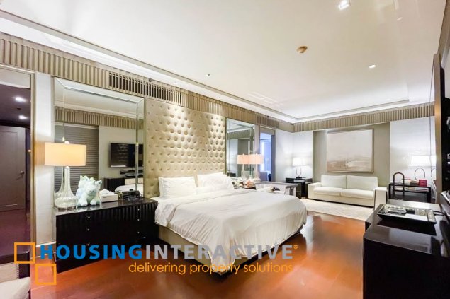 fully furnished 4br unit with parking for sale in raffles residences
