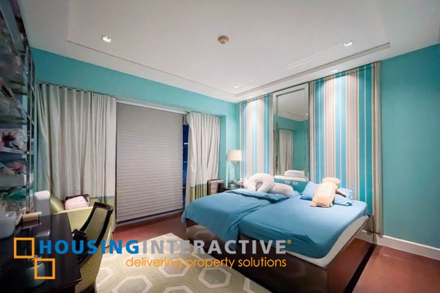 fully furnished 4br unit with parking for sale in raffles residences