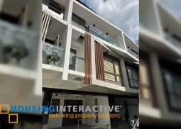 semi furnished 3-storey 3br townhouse in interstate townhomes, c. benitez, quezon city for sale