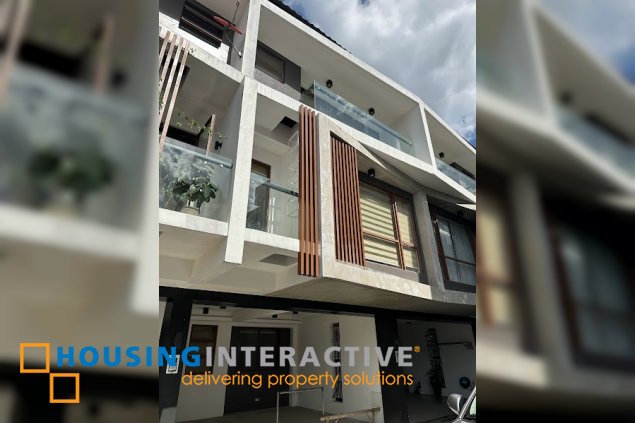 semi furnished 3-storey 3br townhouse in interstate townhomes, c. benitez, quezon city for sale