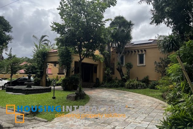 for sale 5br mediterranean house with gold and parking in ayala alabang