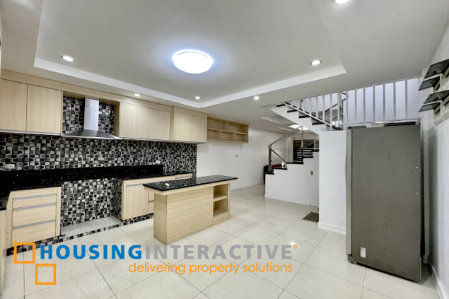 semi furnished 3 storey townhouse for sale in scout area brgy. sacred heart, quezon city