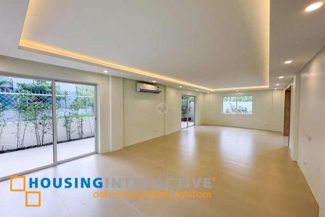 semi furnished newly renovated house 5br with parking for lease in hillsborough alabang village