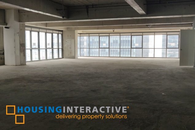 office space bare unit with parking for sale in capital house, bgc