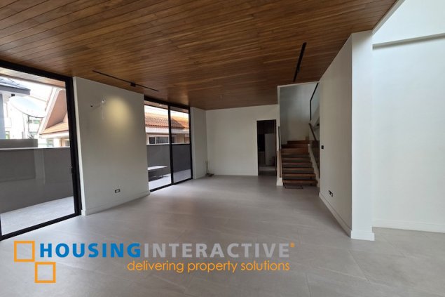 semi furnished brand new modern house for sale in mckinley hill village