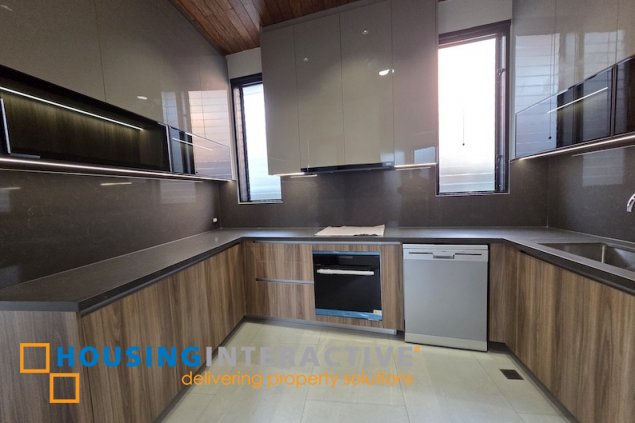 semi furnished brand new modern house for sale in mckinley hill village