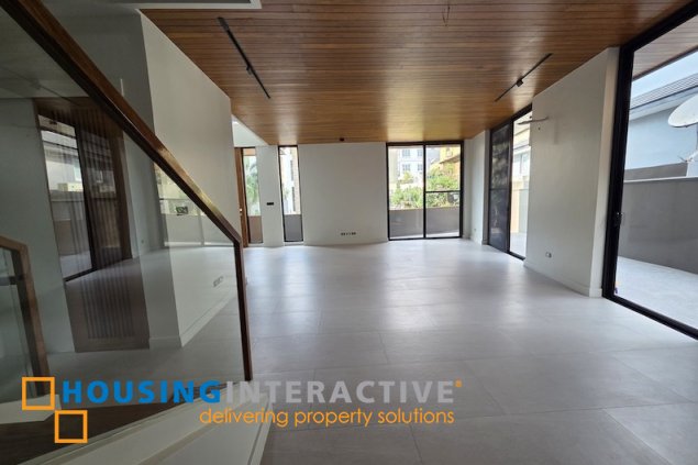 semi furnished brand new modern house for sale in mckinley hill village