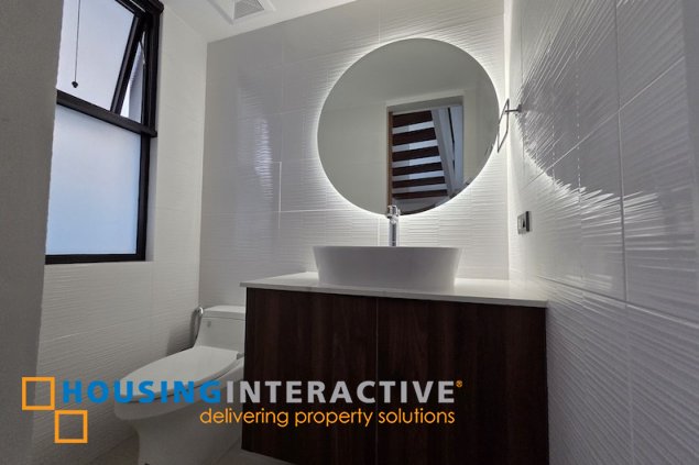 semi furnished brand new modern house for sale in mckinley hill village